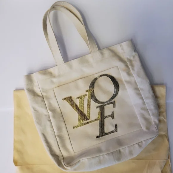 ❌️SOLD❌️LOUIS VUITTON THAT'S LOVE TOTE BAG - Picture 6 of 7